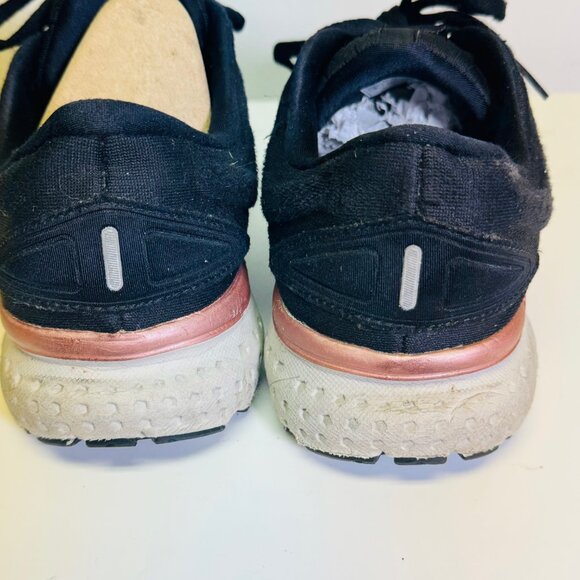 Brooks Women's Glycerin Black Rose Gold Running Shoes Size 9 - Picture 6 of 6